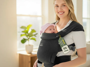 BabyCarryUS Hip Seat Pro Ergonomic Baby Carrier — Newborn to Toddler | Head Support