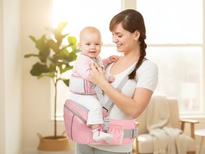 BabyCarryUS Baby Hip Seat Carrier | 5-in-1 Ergonomic | Night Safety Reflective Strip