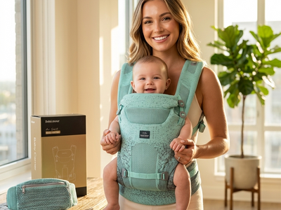 BabyCarryUS Knit Comfort Knit Baby Carrier | 3-in-1 | Breathable Knit | Gift Box Included