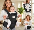Mumgaroo 6-in-1 baby carrier hip seat one size fits all ASTM certified ergonomic USA