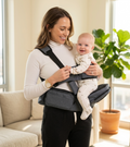 SimplyChey baby hip carrier with cooling ventilated seat and insulated bottle holder ASTM certified